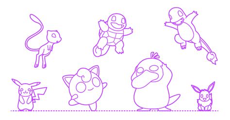 Pokémon Dimensions & Drawings .